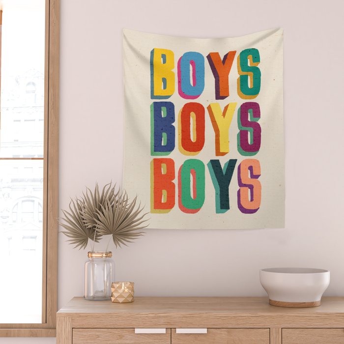 Boys boys boys Wall Tapestry Gallery Image 2