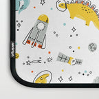 Sketchy Space Dinosaurs Laptop Sleeve Gallery Image 3