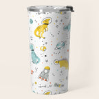 Sketchy Space Dinosaurs Travel Mug Gallery Image 2