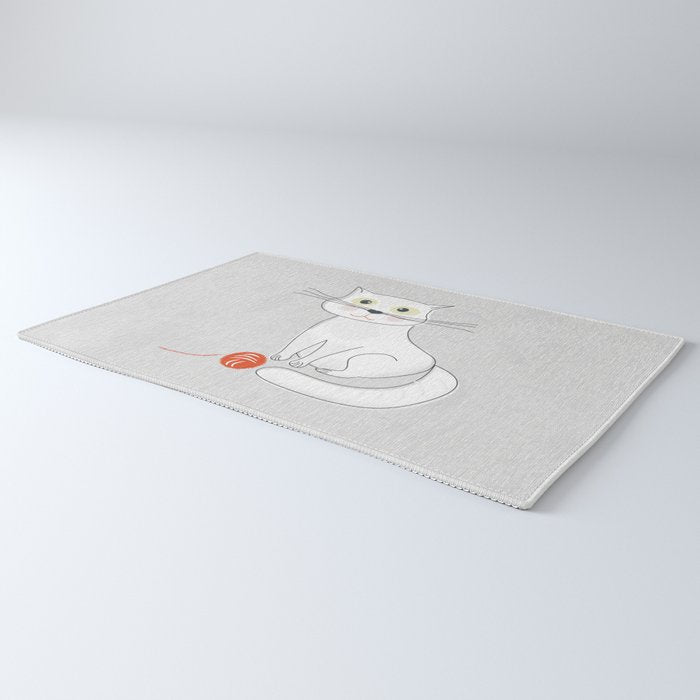 White Cat Rug Gallery Image 3