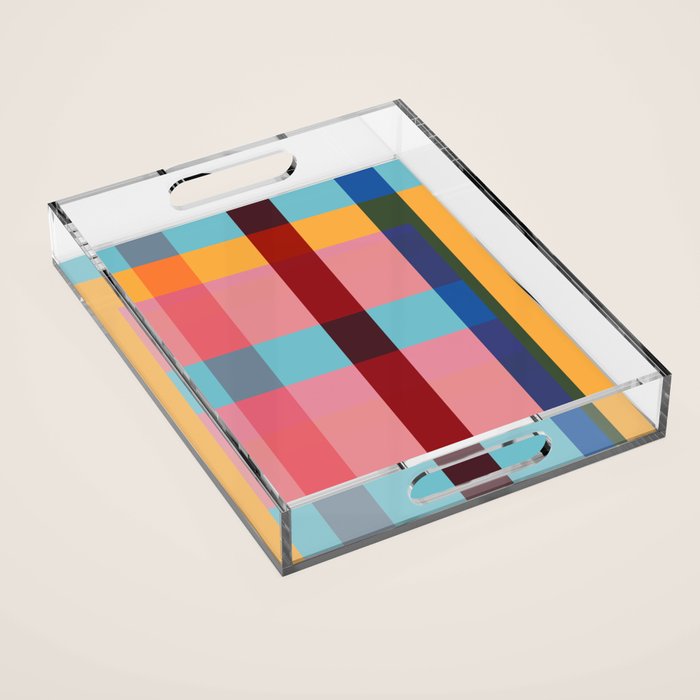 geometric abstract 263 Acrylic Tray Gallery Image 1