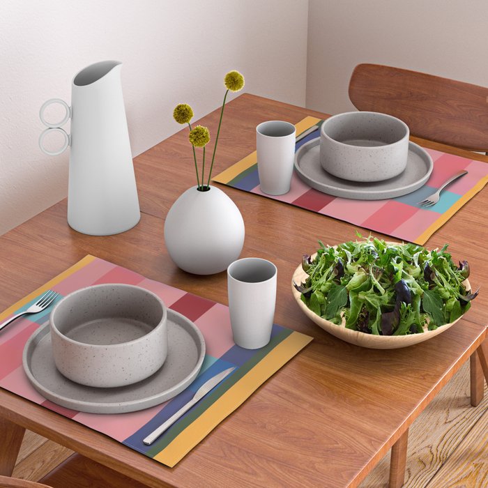 geometric abstract 263 Placemat Gallery Image 2