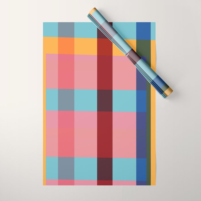 geometric abstract 263 Wrapping Paper Gallery Image 1