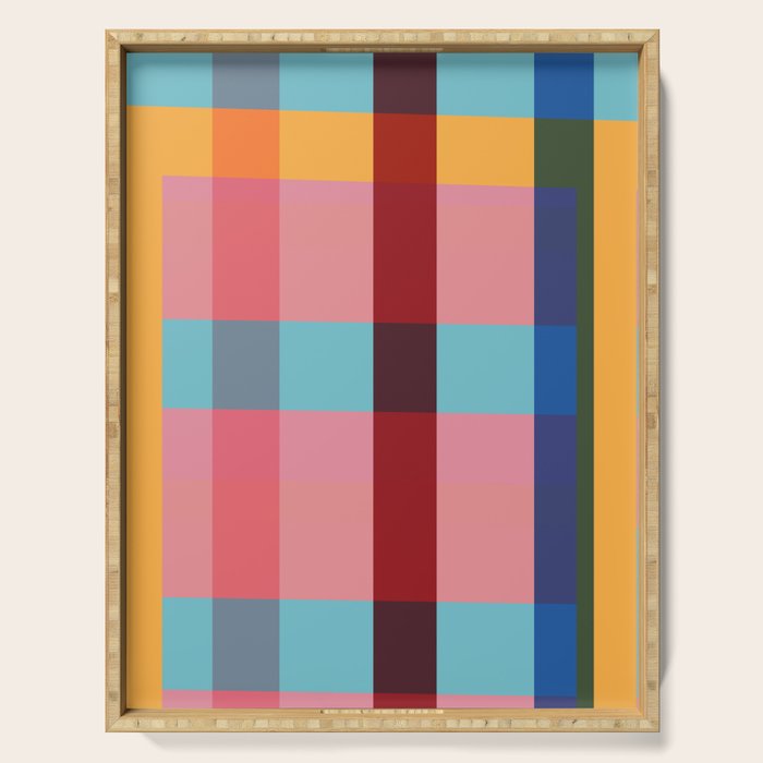 geometric abstract 263 Serving Tray Gallery Image 1