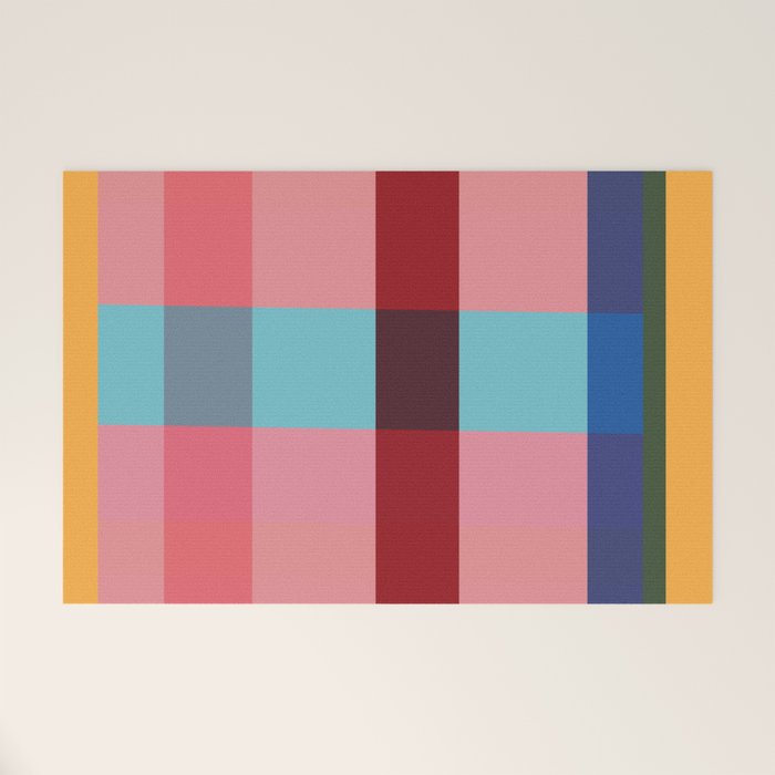 geometric abstract 263 Welcome Mat Gallery Image 1