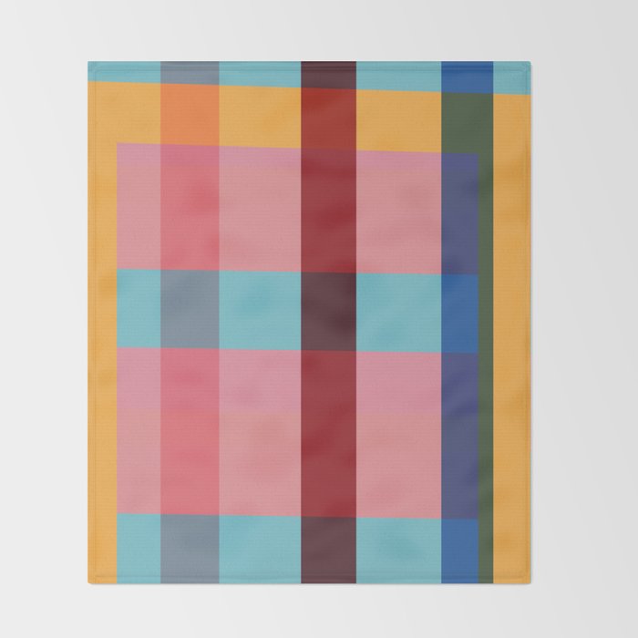 geometric abstract 263 Throw Blanket Gallery Image 2
