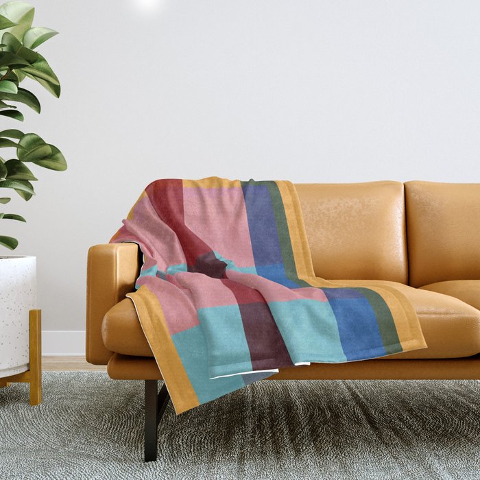 geometric abstract 263 Throw Blanket Gallery Image 1