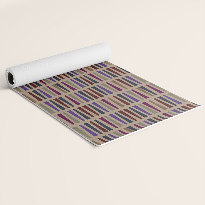 Geometric Fall Hues Yoga Mat Gallery Image 2