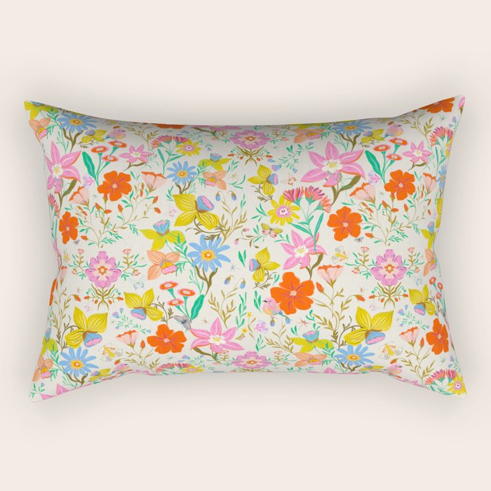 Springtime Serenade Rectangular Pillow Gallery Image 2