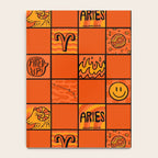 Aries Checkered Print Notebook Gallery Image 4