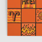 Aries Checkered Print Poster Gallery Image 3