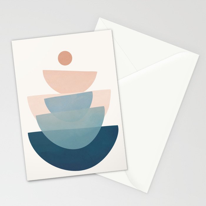 Abstract Minimal Shapes 31 Stationery Card Gallery Image 2