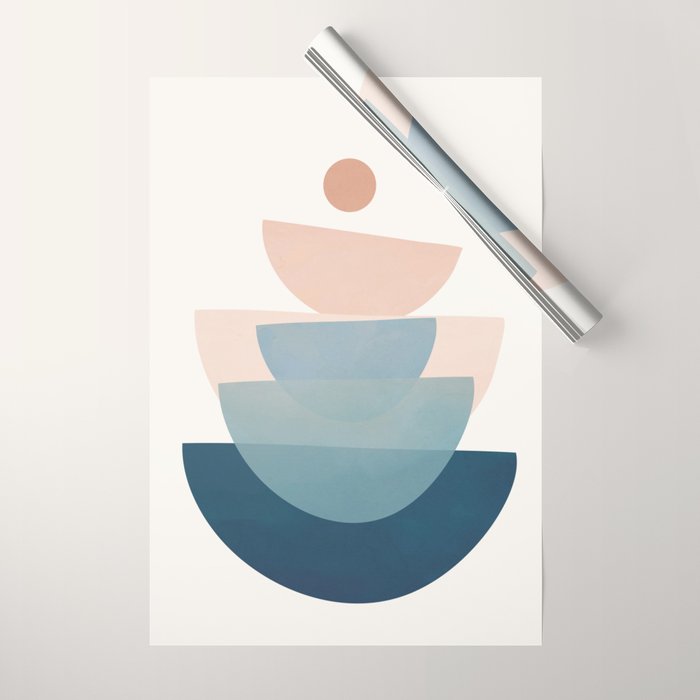 Abstract Minimal Shapes 31 Wrapping Paper Gallery Image 1