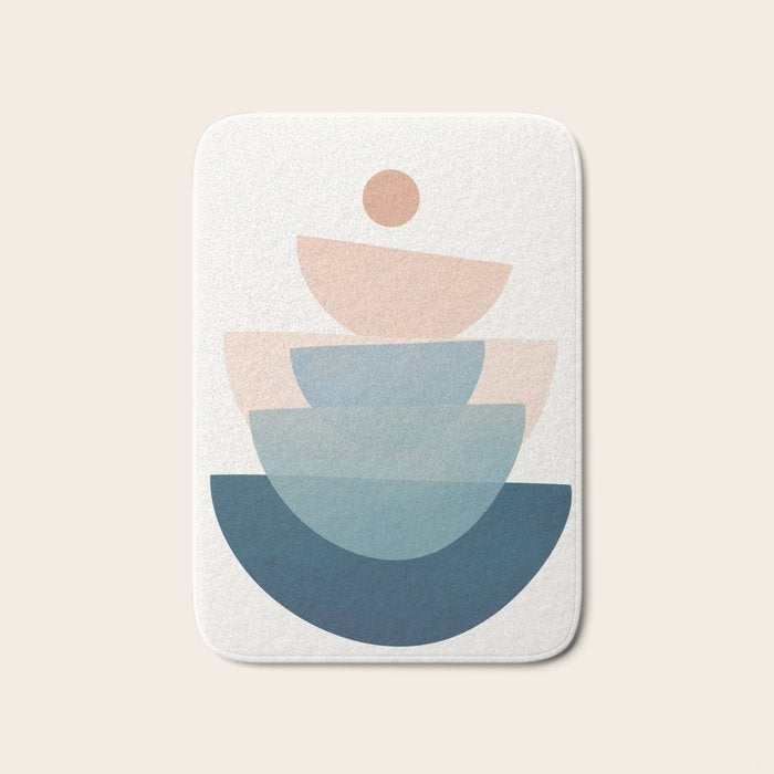 Abstract Minimal Shapes 31 Bath Mat Gallery Image 1