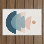 Abstract Minimal Shapes 31 Outdoor Rug Gallery Image 1
