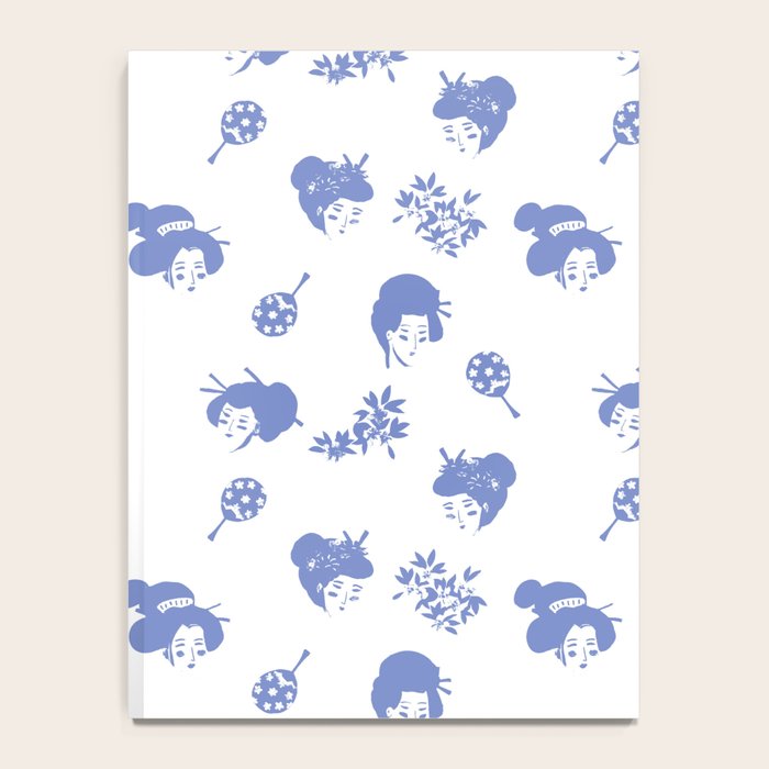 Light blue japanese pattern Notebook Gallery Image 4