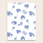Light blue japanese pattern Notebook Gallery Image 4