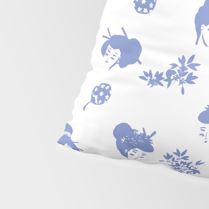 Light blue japanese pattern Pillow Sham Gallery Image 4
