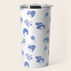 Light blue japanese pattern Travel Mug Gallery Image 1