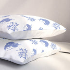 Light blue japanese pattern Pillow Sham Gallery Image 3