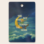 The Boy Who Jumped the Moon Cutting Board Gallery Image 1
