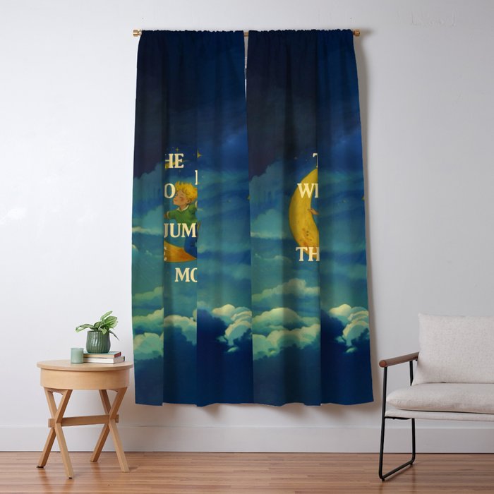 The Boy Who Jumped the Moon Window Curtain Gallery Image 5