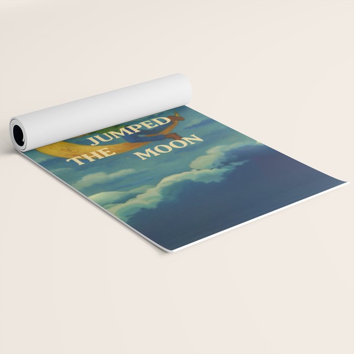 The Boy Who Jumped the Moon Yoga Mat Gallery Image 2