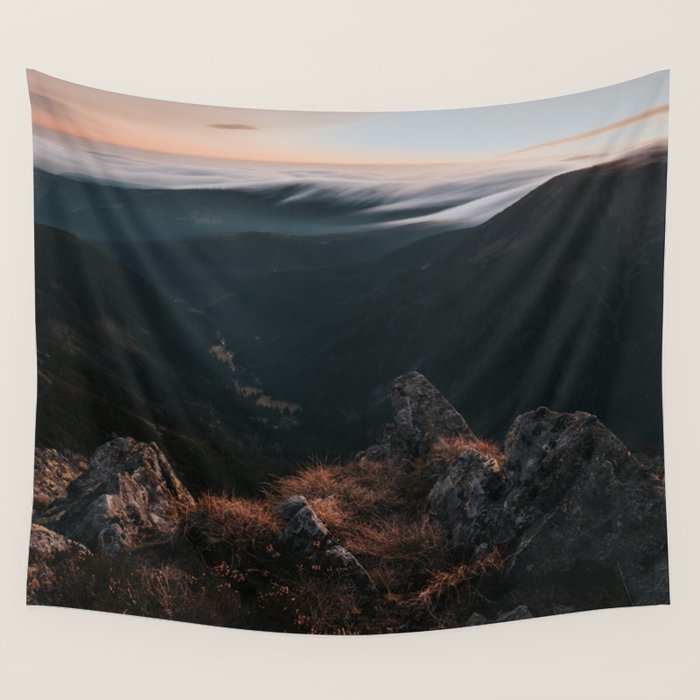 Evening Mood - Landscape and Nature Photography Wall Tapestry Gallery Image 4