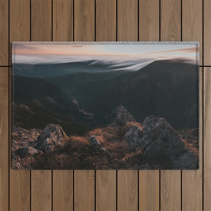 Evening Mood - Landscape and Nature Photography Outdoor Rug Gallery Image 1