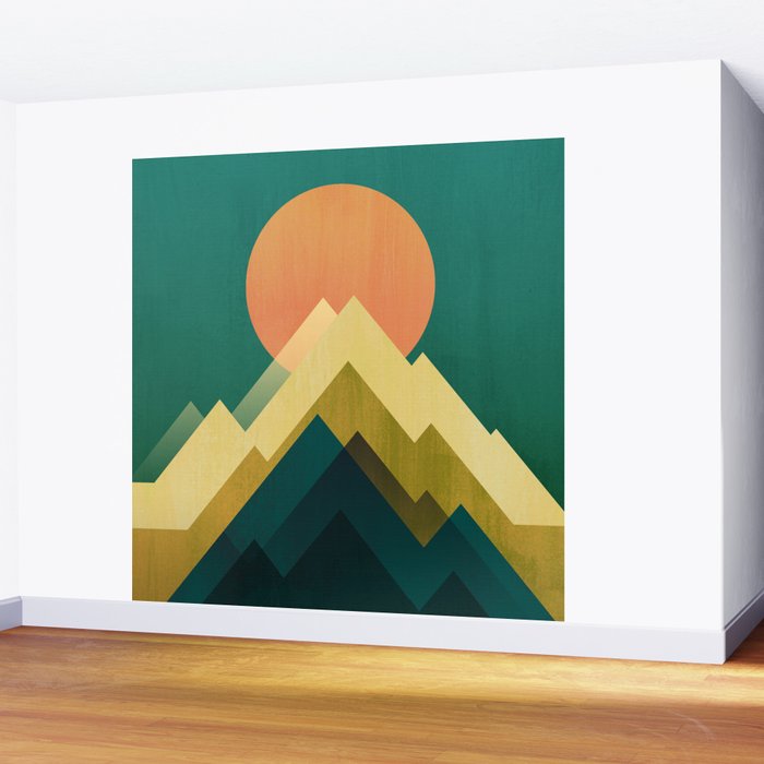 Gold Peak Wall Mural Gallery Image 2