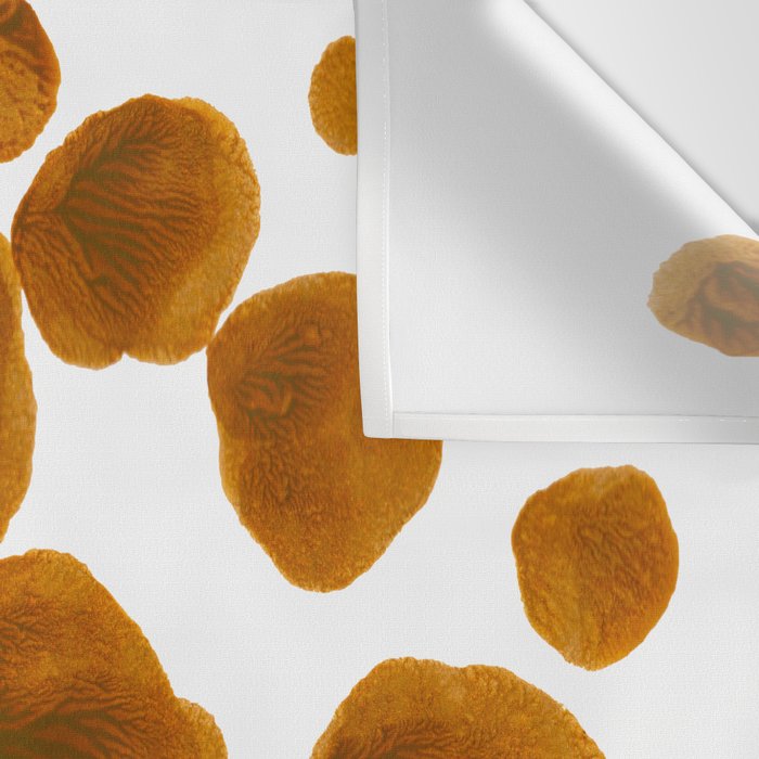 Brown Ocher Inkblot Pattern Wall Tapestry Gallery Image 3