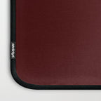 Simply Maroon Red Laptop Sleeve Gallery Image 3