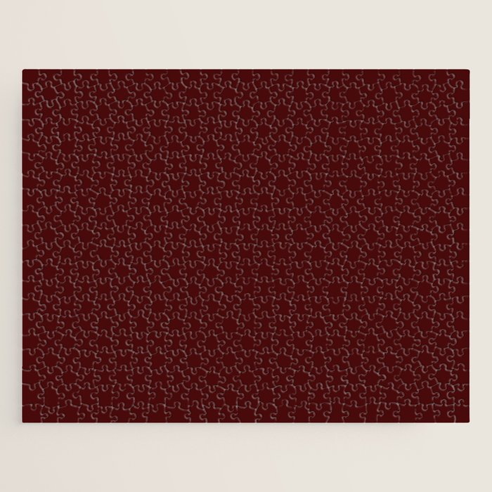 Simply Maroon Red Jigsaw Puzzle Gallery Image 1