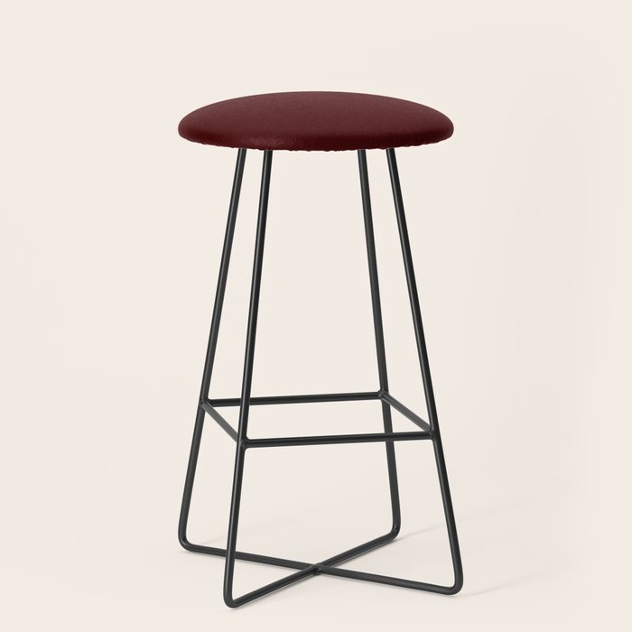 Simply Maroon Red Stool Gallery Image 1