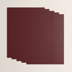 Simply Maroon Red Wrapping Paper Gallery Image 3