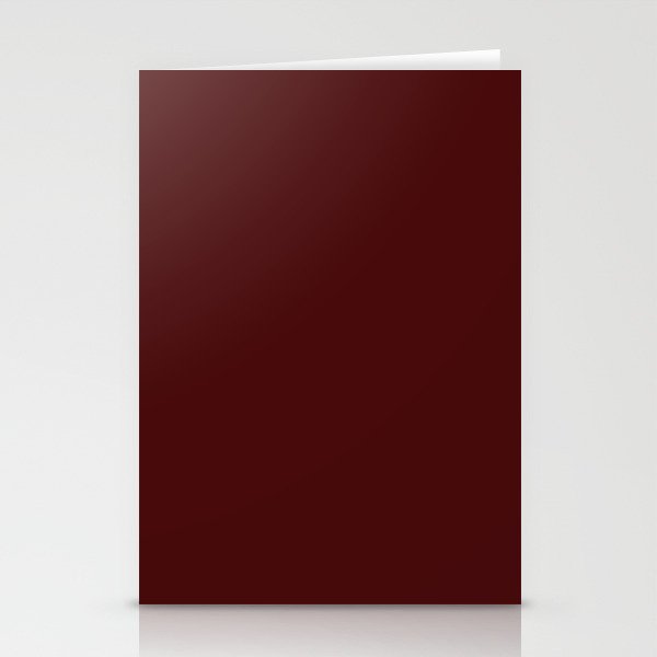 Simply Maroon Red Stationery Card Gallery Image 2