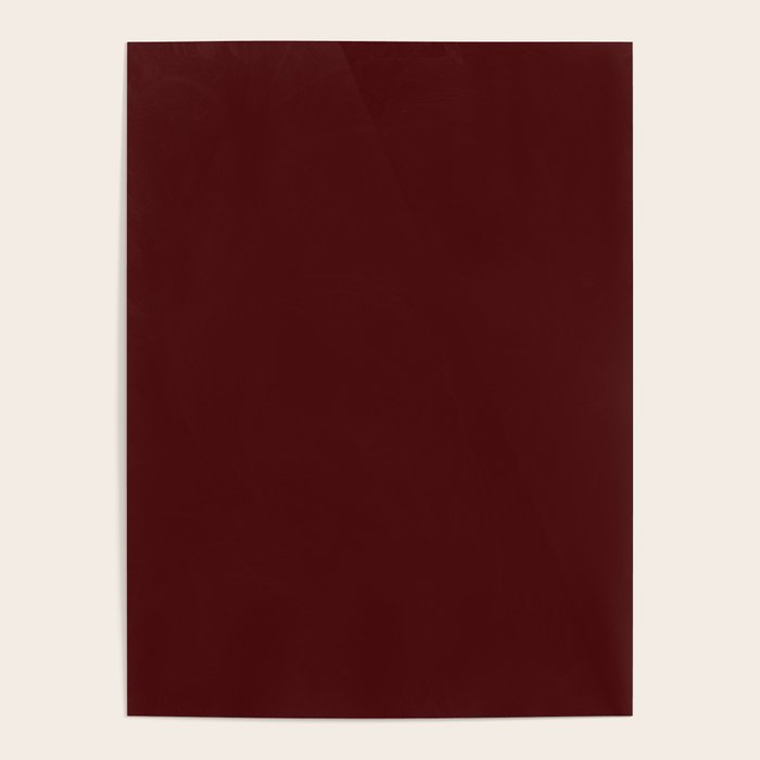 Simply Maroon Red Poster Gallery Image 4