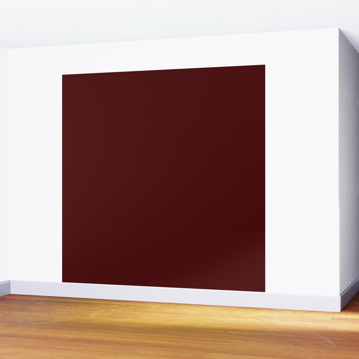 Simply Maroon Red Wall Mural Gallery Image 2