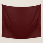Simply Maroon Red Wall Tapestry Gallery Image 4