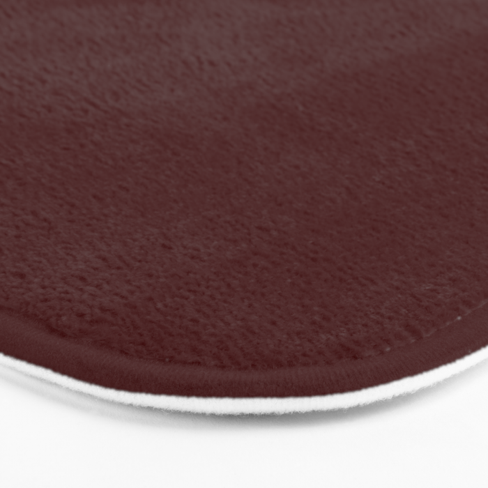 Simply Maroon Red Bath Mat Gallery Image 3