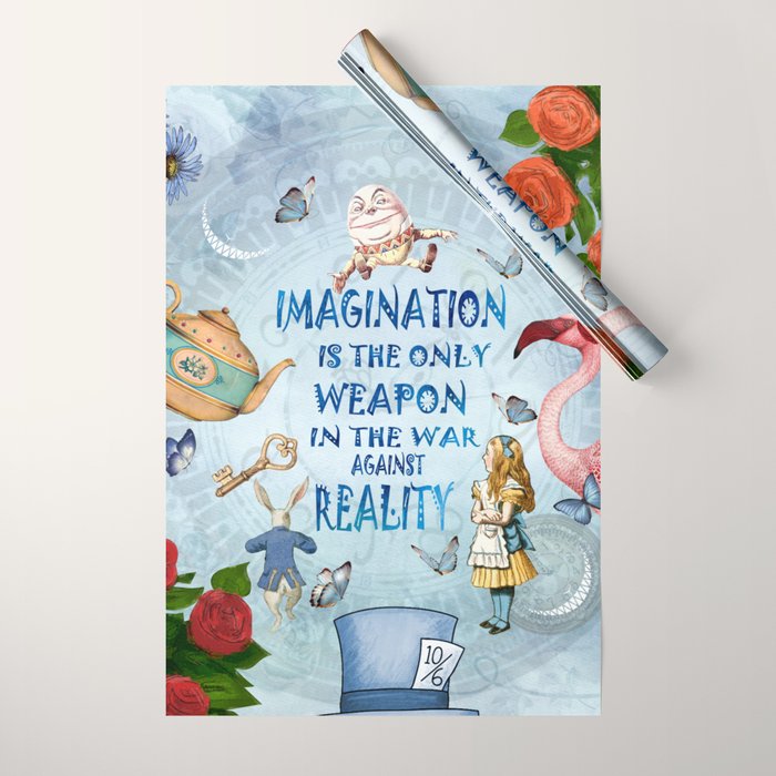 Alice In Wonderland - Imagination Wrapping Paper Gallery Image 1
