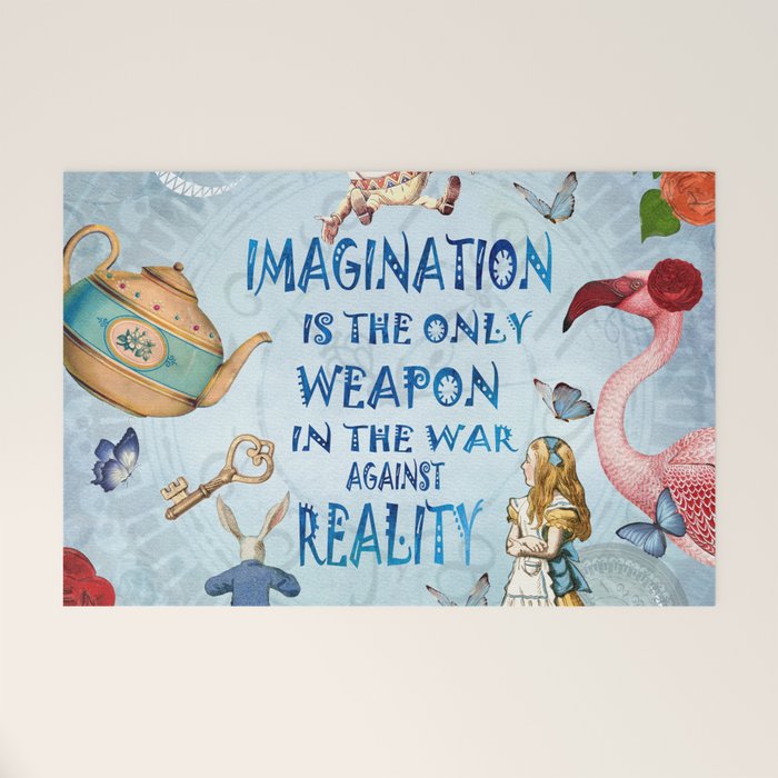 Alice In Wonderland - Imagination Welcome Mat Gallery Image 1