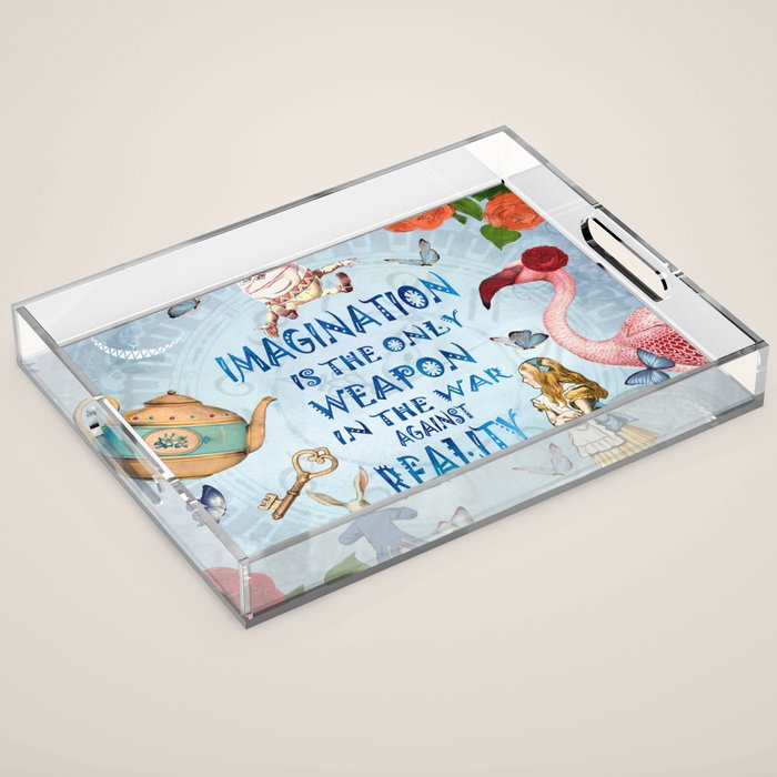 Alice In Wonderland - Imagination Acrylic Tray Gallery Image 1