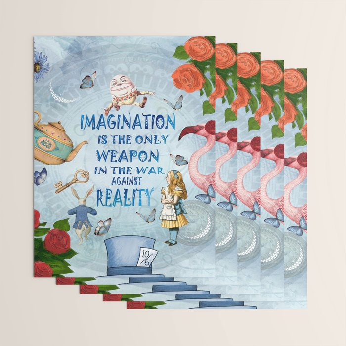 Alice In Wonderland - Imagination Wrapping Paper Gallery Image 3