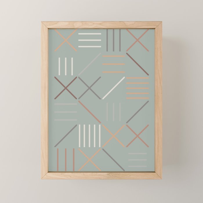 Geometric Shapes 08 Mini Art Print Gallery Image 1