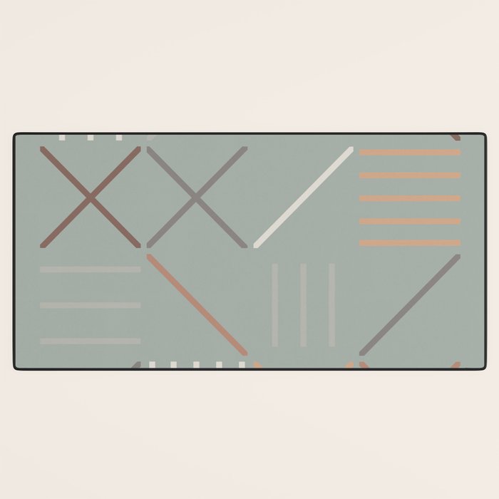 Geometric Shapes 08 Desk Mat Gallery Image 3