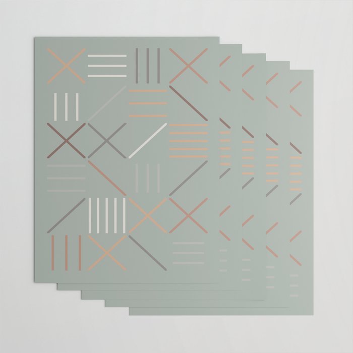 Geometric Shapes 08 Wrapping Paper Gallery Image 3