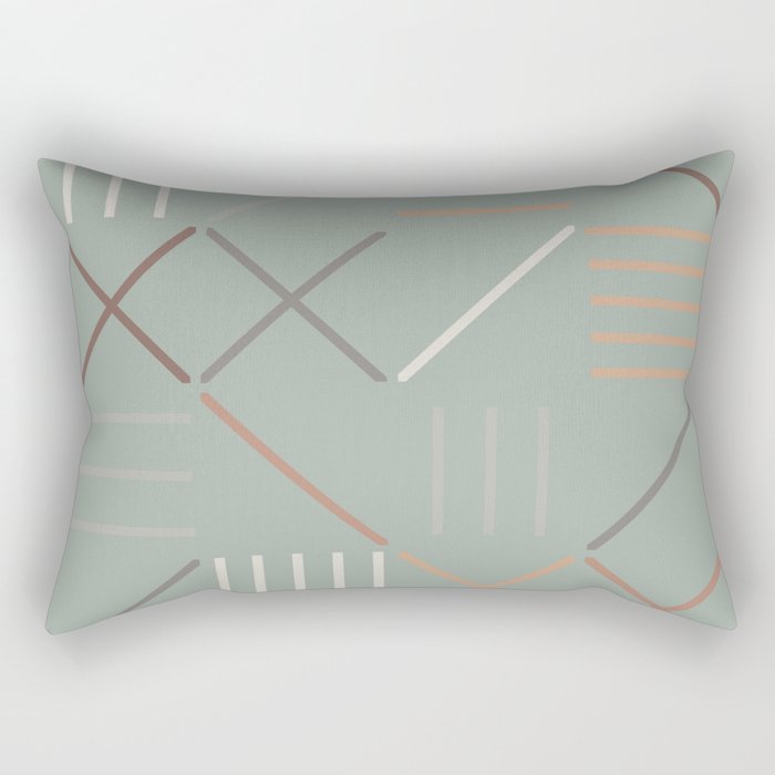 Geometric Shapes 08 Rectangular Pillow Gallery Image 2