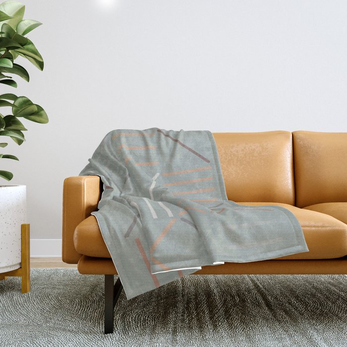 Geometric Shapes 08 Throw Blanket Gallery Image 1