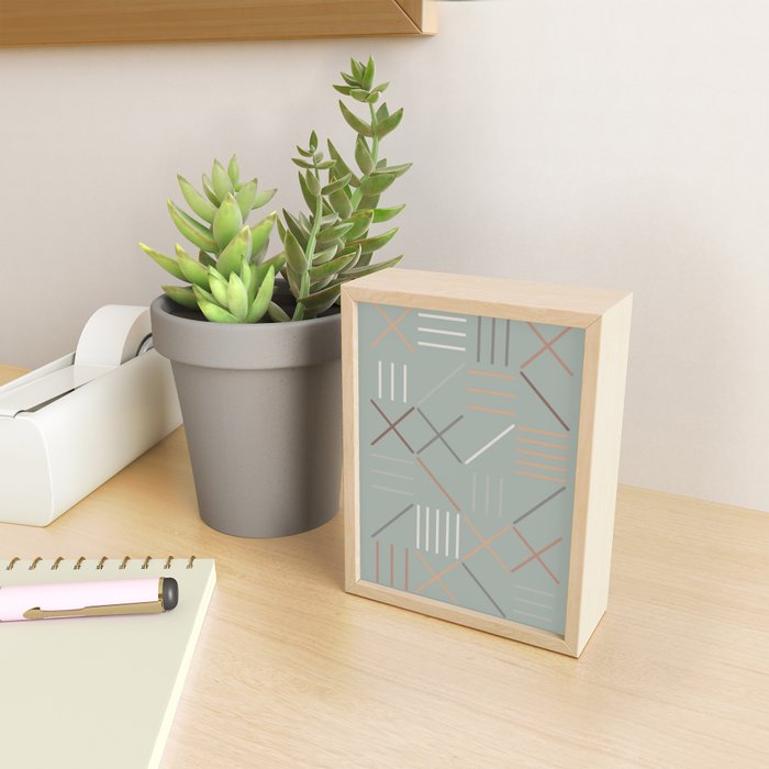 Geometric Shapes 08 Mini Art Print Gallery Image 2